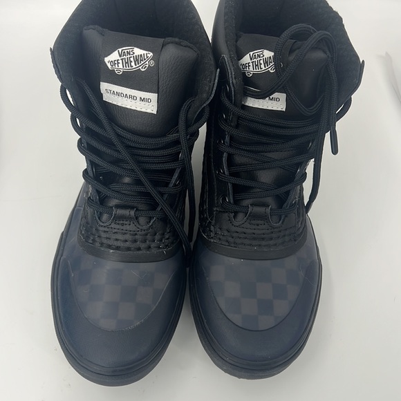 Vans Boots mens checkered snow winter black blue 8.5 new - Picture 3 of 9